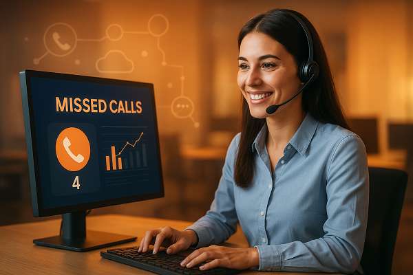 Missed call illustration